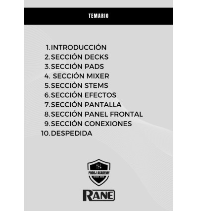 Curso Rane System One | Tutorial Técnico DJ Online | PRODJ Academy