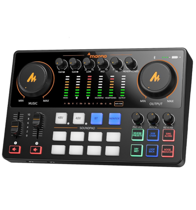 MAONO E2 Gen2 Interfaz de Audio para Podcast y Streaming