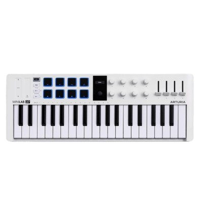 Arturia MiniLab 37 White | Controlador MIDI 37 Teclas