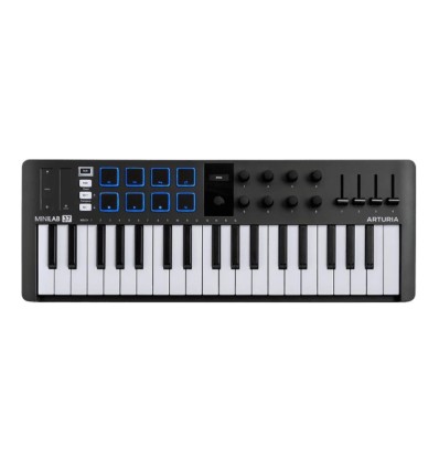 Arturia MiniLab 37 Black | Controlador MIDI 37 Teclas