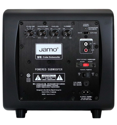 Jamo Cube Black Matte | Subwoofer activo compacto