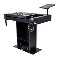 Headliner Malibu Portable DJ Booth Black | Cabina DJ