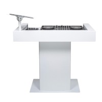 Headliner Malibu Portable DJ Booth White | Cabina DJ