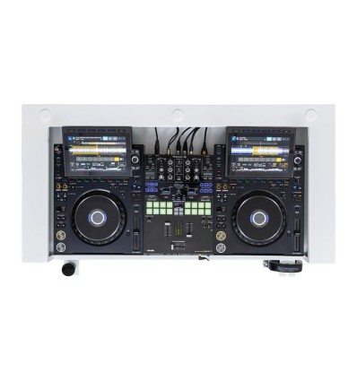 Headliner Malibu Portable DJ Booth White | Cabina DJ