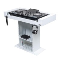 Headliner Malibu Portable DJ Booth White | Cabina DJ