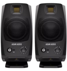 ADAM Audio D3V Black - Monitor de estudio compacto de alta precisión