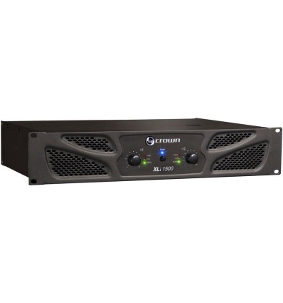 Crown XLi 1500 - Amplificador de potencia estéreo de 450W por canal