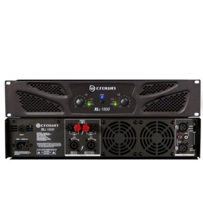 Crown XLi 1500 - Amplificador de potencia estéreo de 450W por canal