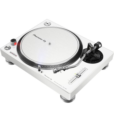 Pioneer DJ PLX-500-W | Tocadiscos con tracción directa y grabación USB
