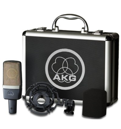 AKG C214: Micrófono de Condensador Profesional de Gran Diafragma