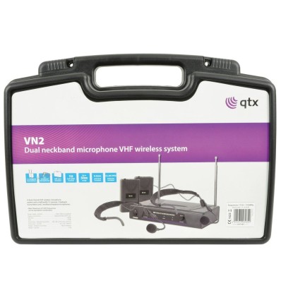 QTX 171.818UK VN2 MICROFONO DOBLE DIADEMA INALAMBRICO.