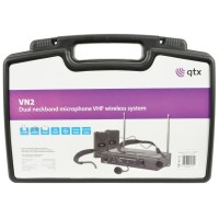 QTX 171.818UK VN2 MICROFONO DOBLE DIADEMA INALAMBRICO. QTX 171.818UK VN2 MICROFONO DOBLE DIADEMA INALAMBRICO.