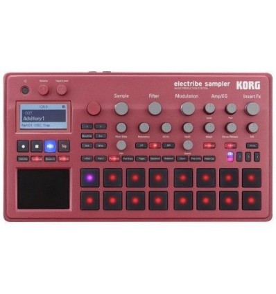 Korg Electribe Sampler Rojo - Estación de producción musical