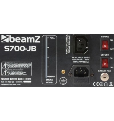 BEAMZ 160.420 S700-JB maquina de efectos profesional comprar online