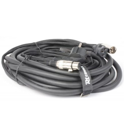 PD CONNEX 176.640 CX02-10 AUDIO COMBI CABLE SCHUKO - XLR F / IEC F - XLR M 10M