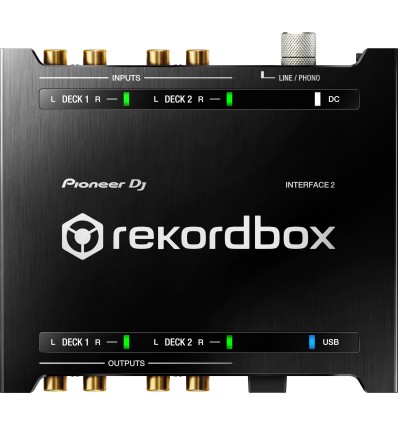 Pioneer DJ INTERFACE 2 | Interfaz rekordbox DVS con vinilos de control