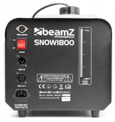BEAMZ 160.563 SNOW1800 MAQUINA DE NIEVE maquina de efectos profesional comprar online