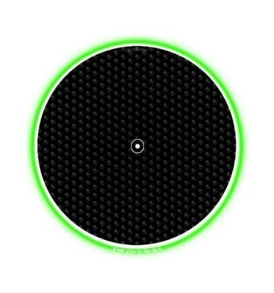 GLOWTRONICS DENON CD SLIPMATS CARBON FIBER deslizador profesional cd pioneer denon