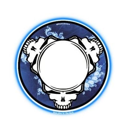 GLOWTRONICS DENON CD SLIPMATS DEAD HEADS deslizador profesional cd pioneer denon