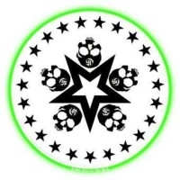 GLOWTRONICS DENON CD SLIPMATS SKULL STAR deslizador profesional cd pioneer denon