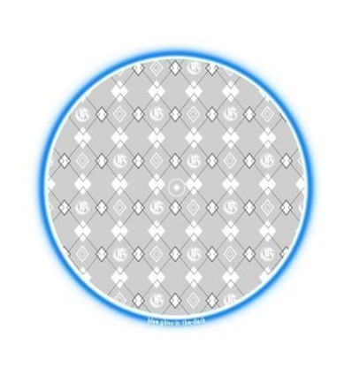 GLOWTRONICS DENON CD SLIPMATS G PATTERN deslizador profesional cd pioneer denon