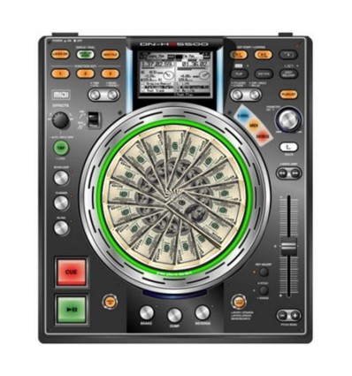 GLOWTRONICS DENON CD SLIPMATS MONEY MAT