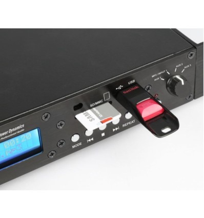 Power Dynamics PDC75 Reproductor multimedia con Bluetooth y grabación