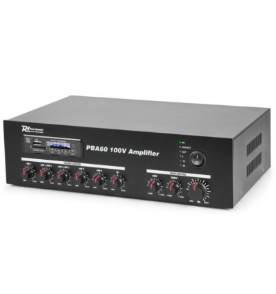 POWER DYNAMICS 952.093 PBA60 amplificador de linea 100V profesional
