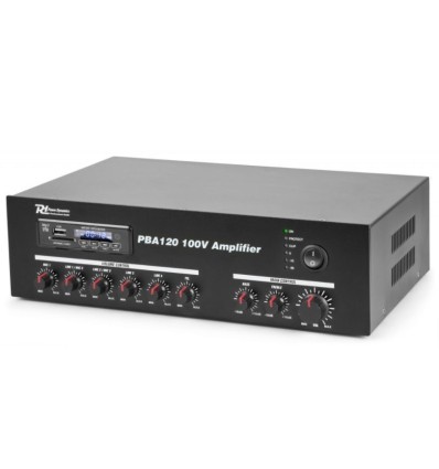 POWER DYNAMICS 952.096 PBA120 amplificador de linea 100V profesional