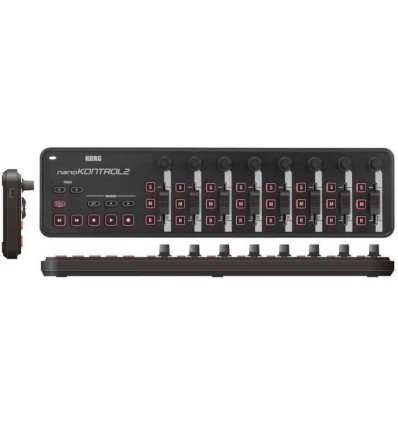 Korg nanoKONTROL2 Negro - Superficie de control MIDI compacta