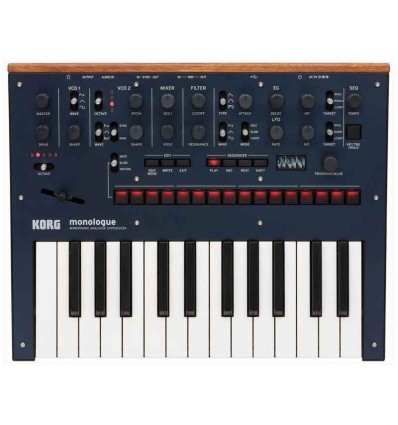 KORG MONOLOGUE AZUL caracteristicas precio