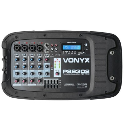 VONYX  170.118 PSS302 SET PORTATIL SD USB MP3 BT soporte tripode