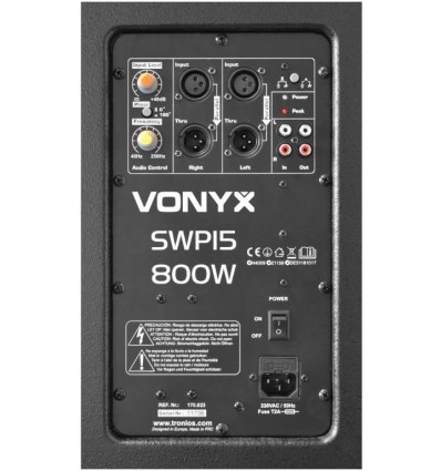 VONYX 170.823 SWP15 PRO SUBWOOFER ACTIVO 800W barato