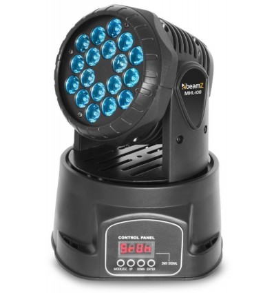BeamZ MHL108 Wash - Cabeza Móvil LED RGB 18x3W