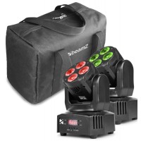 BEAMZ 150.532 MHL36 PAREJA Y MALETA TRANSPORTE | cabeza movil al mejor precio