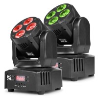 BEAMZ 150.532 MHL36 PAREJA Y MALETA TRANSPORTE | cabeza movil al mejor precio