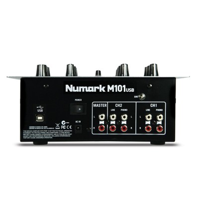Numark M101USB – Mezclador DJ de 2 canales con interfaz USB