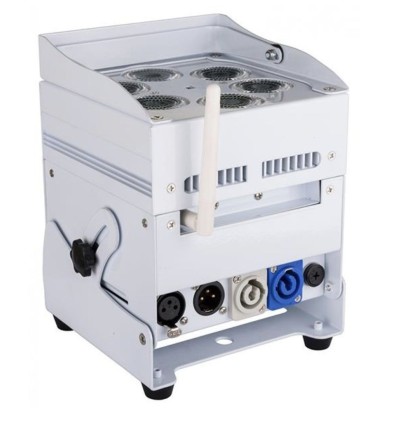 JBSYSTEMS ACCU COLOR BATERIA 6X10W RGBWA (BLANCO) 