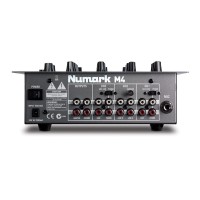 Numark M4 - Mesa mezclas DJ de 3 canales con crossfader reemplazable