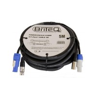 BRITEQ POWERCON/XLR COMBI CABLE 5M |Mejor precio