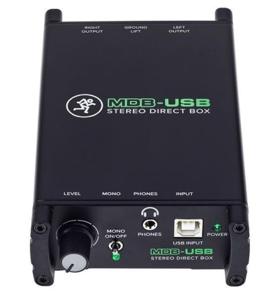 Mackie MDB-USB - Caja directa USB a XLR profesional