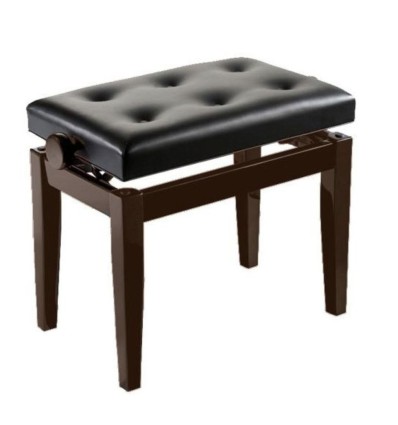 OQAN BGM BANQUETA REGULABLE EN ALTURA PALISANDRO/NEGRO