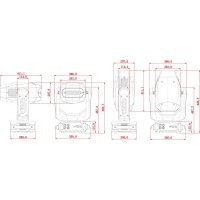 BRITEQ BTX-SATURN cabeza movil profesional led