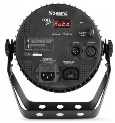 BEAMZ 150.623 COB50 foco iluminacion características