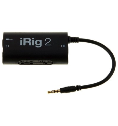 IK Multimedia iRig 2: Interfaz de Guitarra Móvil con Control Ganancia