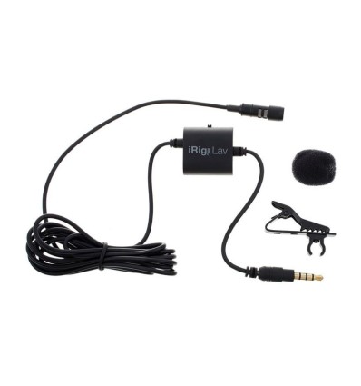 iRig Mic Lav:Micrófono de Solapa Portátil con Monitoreo en Tiempo Real