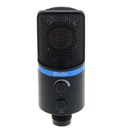 IK Multimedia iRig Mic Studio Black: Micrófono de Condensador Portátil