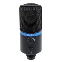 IK Multimedia iRig Mic Studio Black: Micrófono de Condensador Portátil
