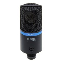 IK Multimedia iRig Mic Studio Black: Micrófono de Condensador Portátil