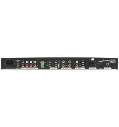 Adastra Z44R - Mezclador de rack 1U con 4 salidas y reverb DSP